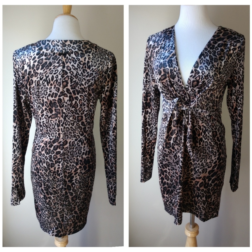 Animal Print Bodycon Dress - Picture 3 of 7
